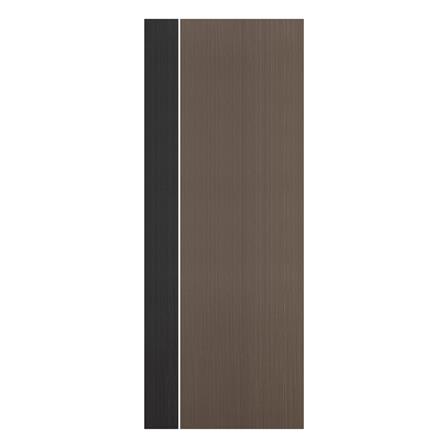 ประตูห้องน้ำ UPVC ไม่เจาะลูกบิด ECO-DOOR PC1 70x180 ซม. สีโอ๊ค ทูโทน_0