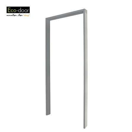 วงกบประตูไม้สังเคราะห์ WPC ECO-DOOR GVSM-100 70x200 ซม. สีเทา_0