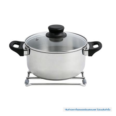 ที่รองของร้อนสเตนเลส KECH LANZO 18x19 ซม._2