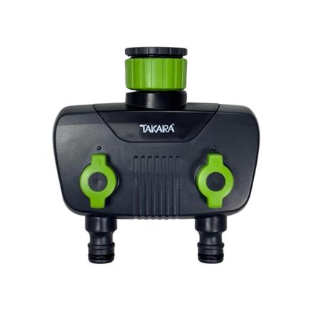 ข้อต่อก๊อกน้ำ 2 ทาง พร้อมวาล์ว TAKARA 3/4 x 1 นิ้ว_0