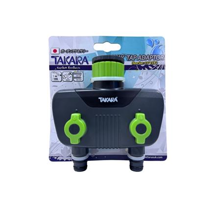 ข้อต่อก๊อกน้ำ 2 ทาง พร้อมวาล์ว TAKARA 3/4 x 1 นิ้ว_2