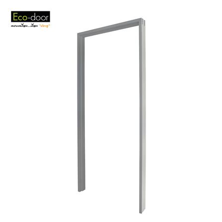 วงกบประตูไม้สังเคราะห์ WPC ECO-DOOR GVSM-100 80x200 ซม. สีเทา_0