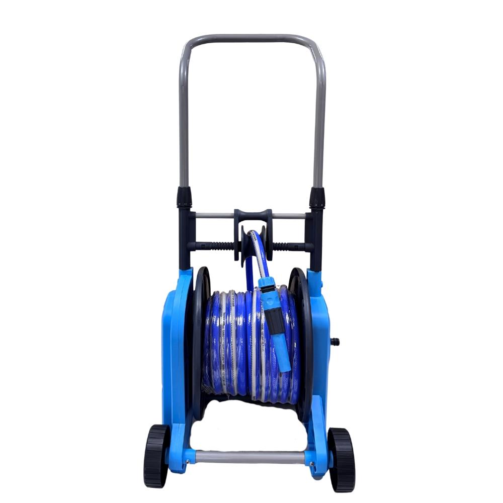 สายยางโรล TAKARA PLUS BLUEBELLS 1/2 นิ้ว x 20 ม. สีฟ้า-ดำ