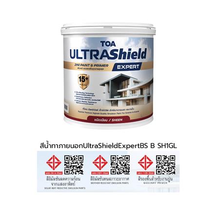 สีน้ำทาภายนอก ชนิดเนียน TOA ULTRASHIELD EXPERT SHEEN BASE B 1 แกลลอน_4