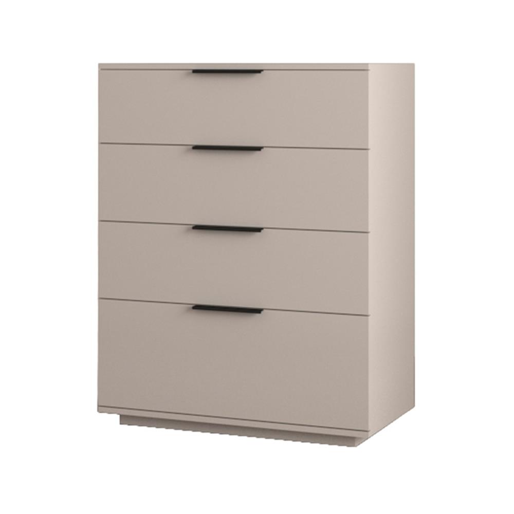 ตู้ลิ้นชัก 4 ลิ้นชัก FURDINI CURVER 80 ซม. สีเทา_1