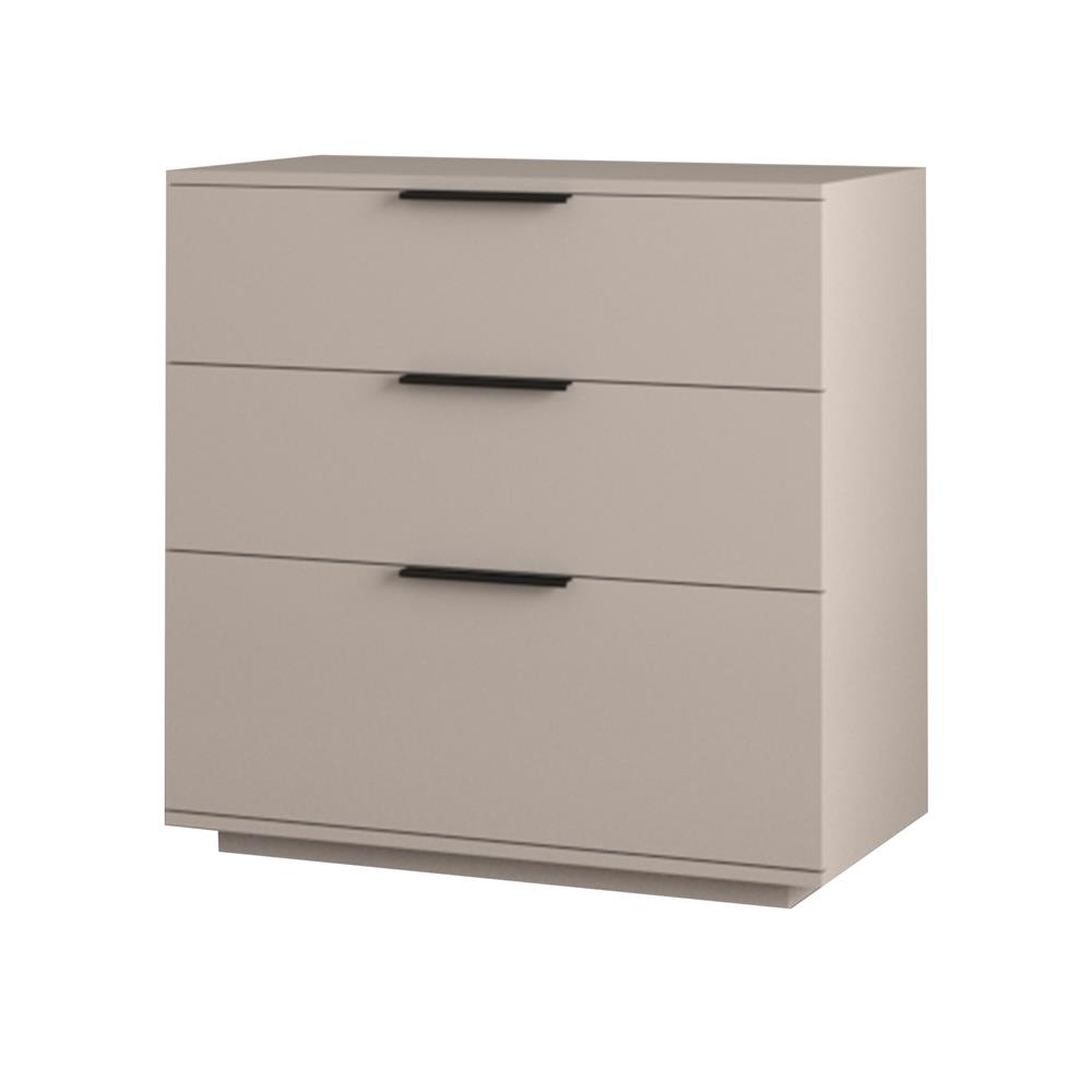 ตู้ลิ้นชัก 3 ลิ้นชัก FURDINI CURVER 80 ซม. สีเทา