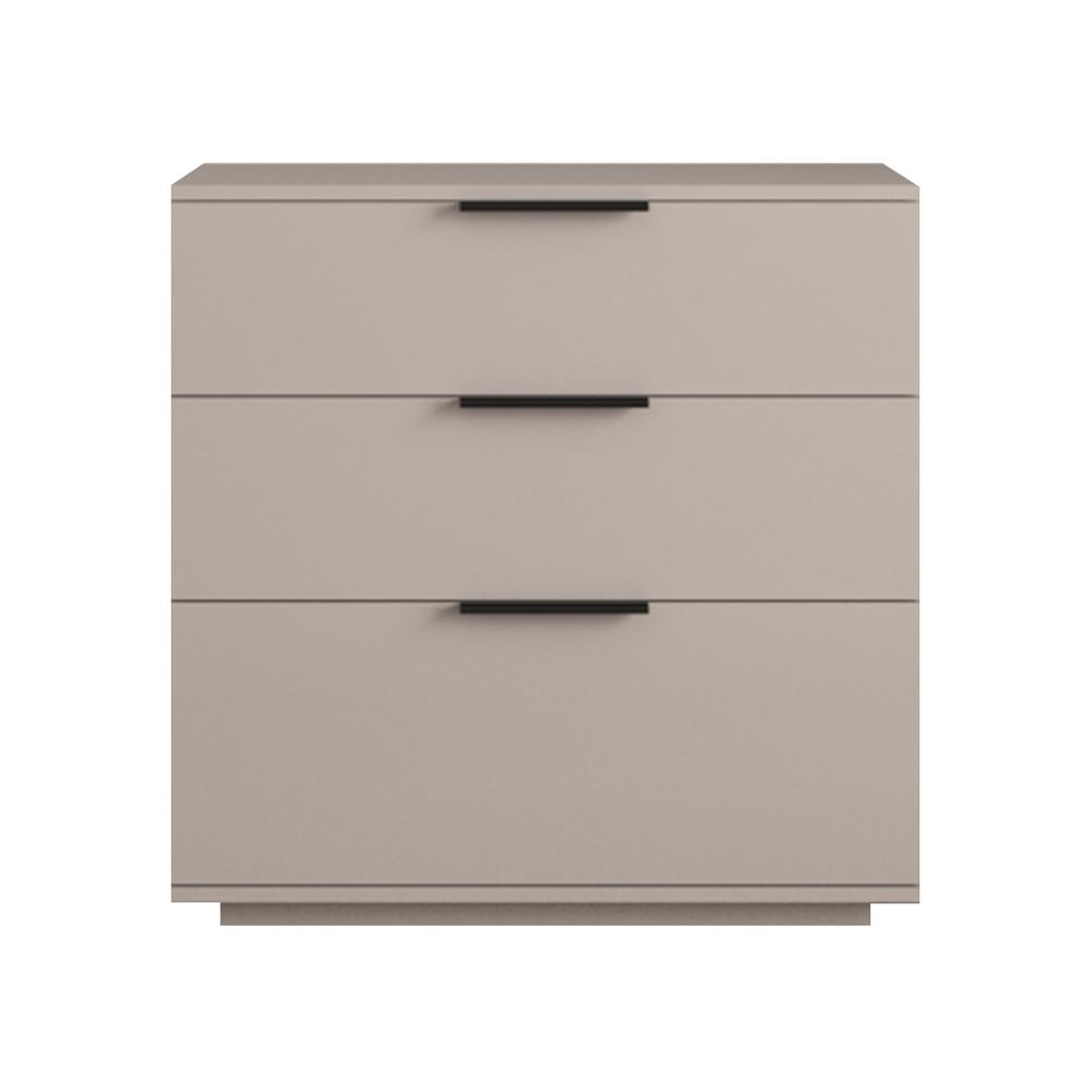 ตู้ลิ้นชัก 3 ลิ้นชัก FURDINI CURVER 80 ซม. สีเทา