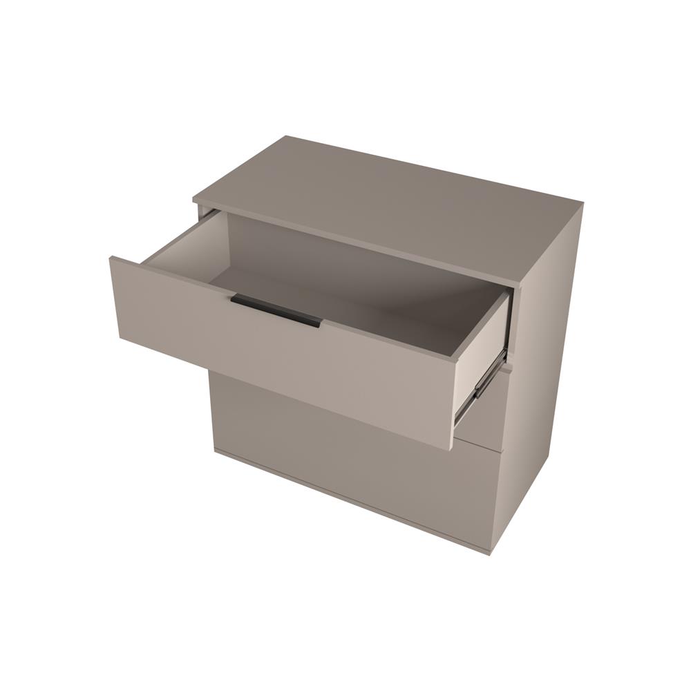 ตู้ลิ้นชัก 3 ลิ้นชัก FURDINI CURVER 80 ซม. สีเทา