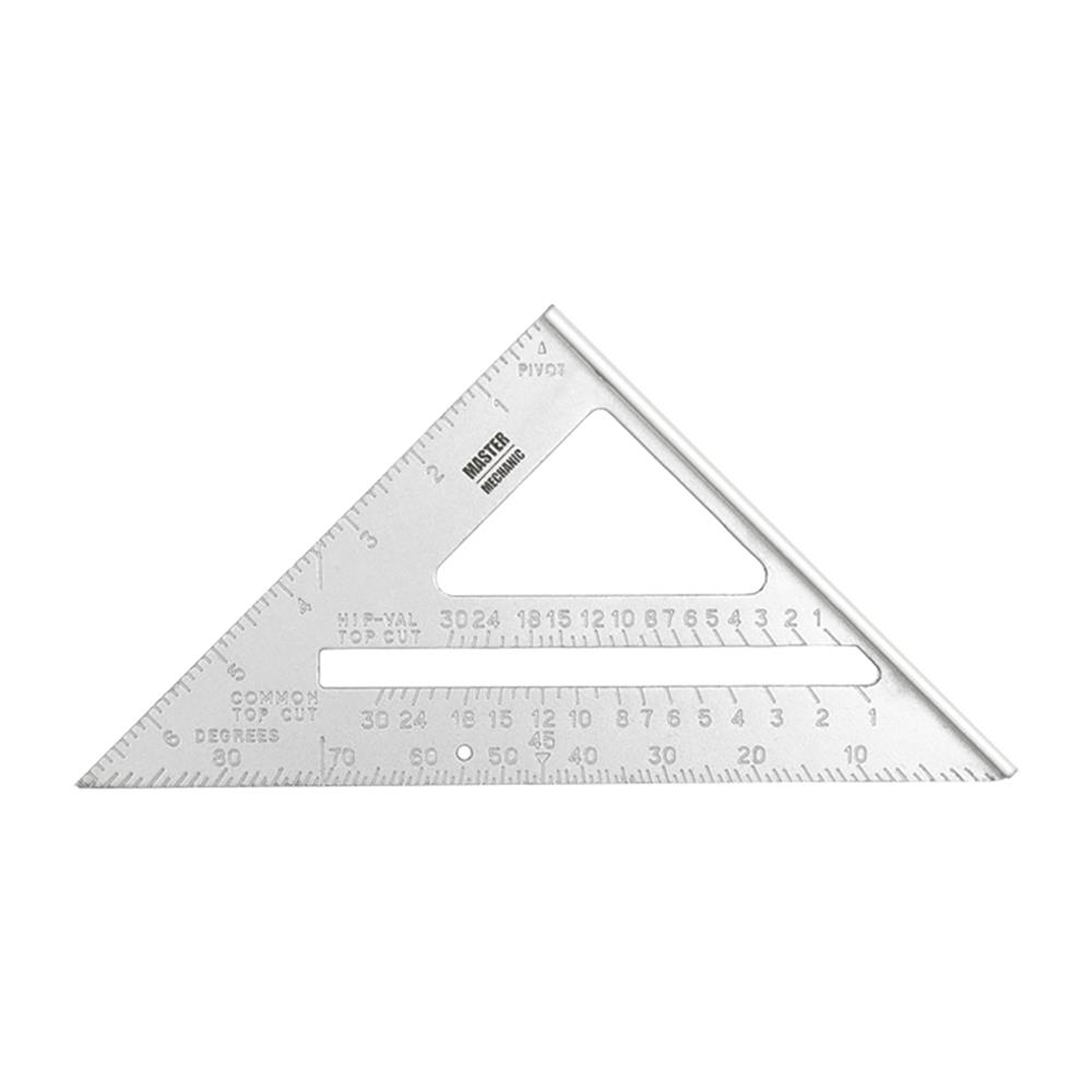 ไม้บรรทัดสามเหลี่ยมอะลูมิเนียม WORKPRO WP264007 7 นิ้ว