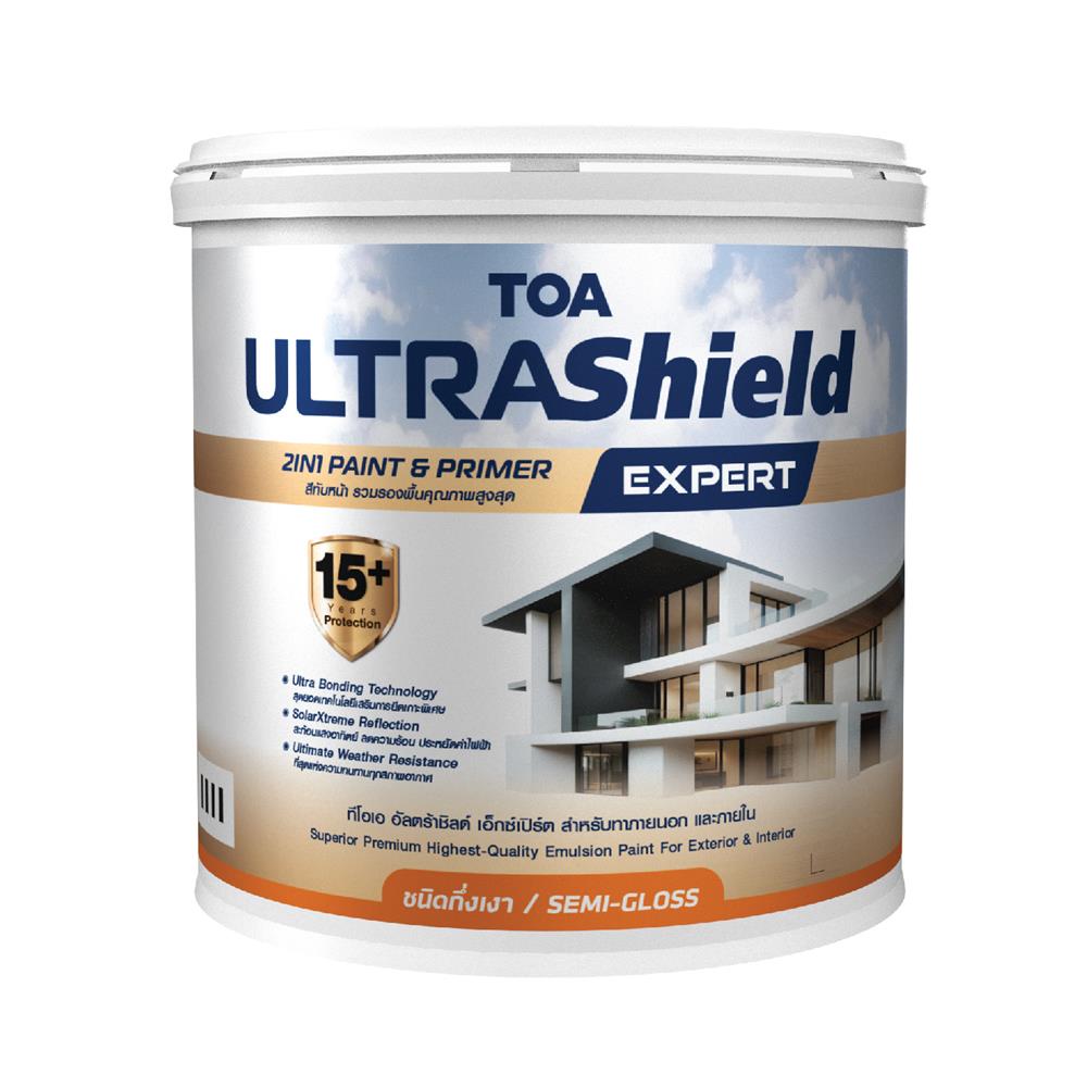 สีน้ำทาภายนอก ชนิดกึ่งเงา TOA ULTRASHIELD EXPERT BASE D 1 แกลลอน