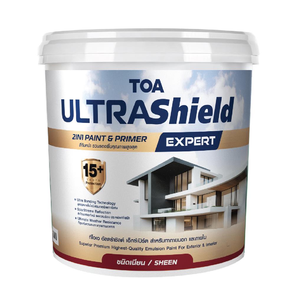 สีน้ำทาภายนอก ชนิดเนียน TOA ULTRASHIELD EXPERT BASE D 9 ลิตร