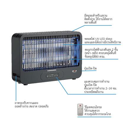 เครื่องช็อตยุงไฟฟ้า COMMANDO AURA 10 วัตต์_3
