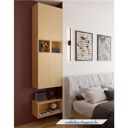 ตู้แขวนผนัง SB FURNITURE WISEST 19239335 สีโมนาโค โอ๊ค_3