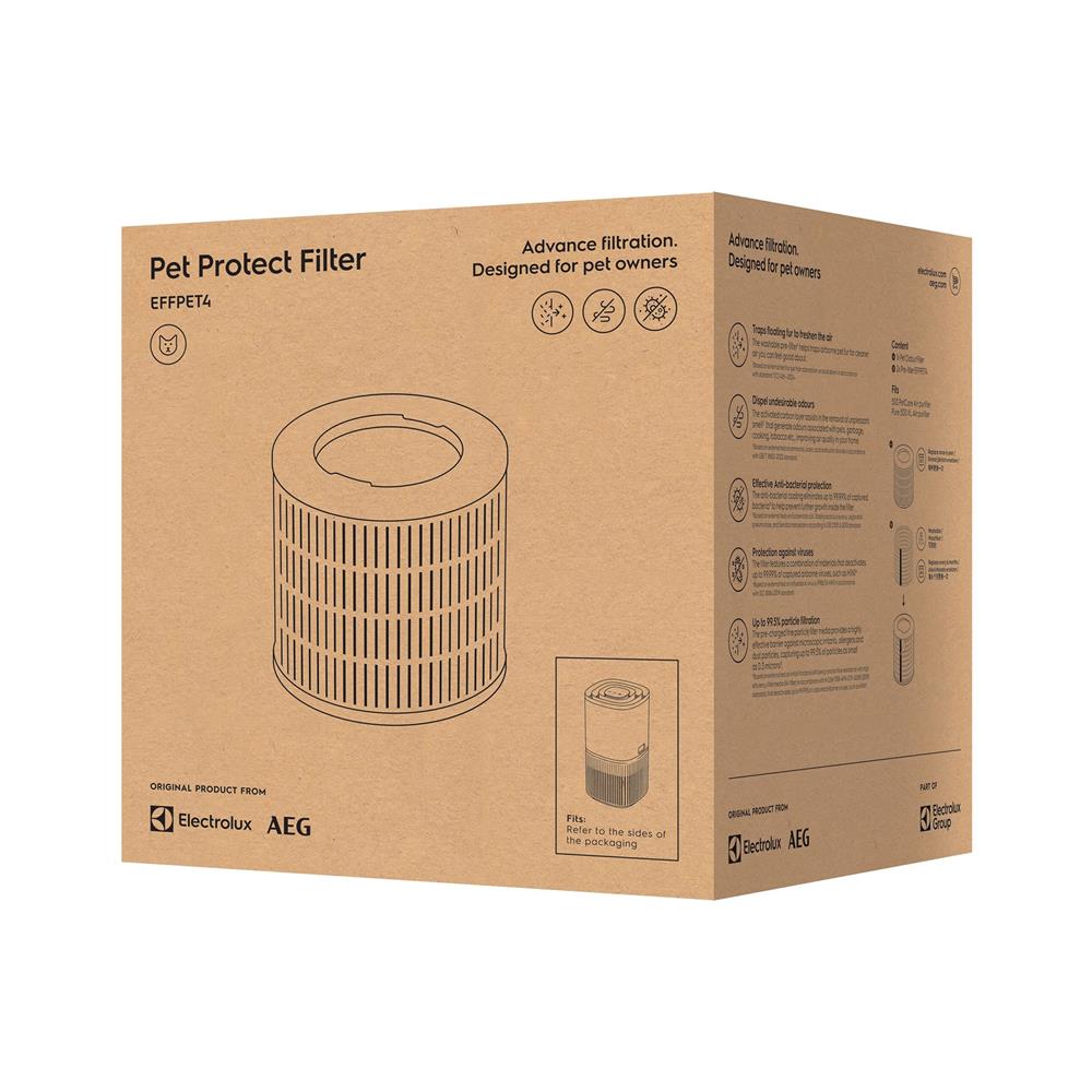 แผ่นกรองเครื่องฟอก ELECTROLUX EFFPET4