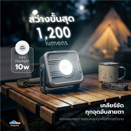 ไฟฉาย LED WORK LIGHT ELECKTA LP01 1200 ลูเมน 10 วัตต์ DAYLIGHT_8