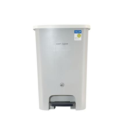 ถังขยะเหยียบเหลี่ยม ACCO SOFT CLOSE 50 ลิตร สีเทา_1