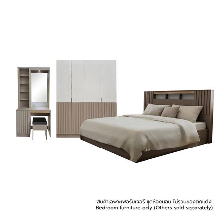 ชุดห้องนอน 6 ฟุต FURDINI RIVANO สี SOFTBEIGE