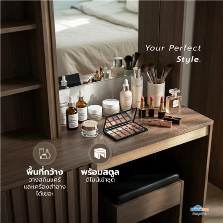 ชุดห้องนอน 6 ฟุต FURDINI RIVANO สี SOFTBEIGE_8
