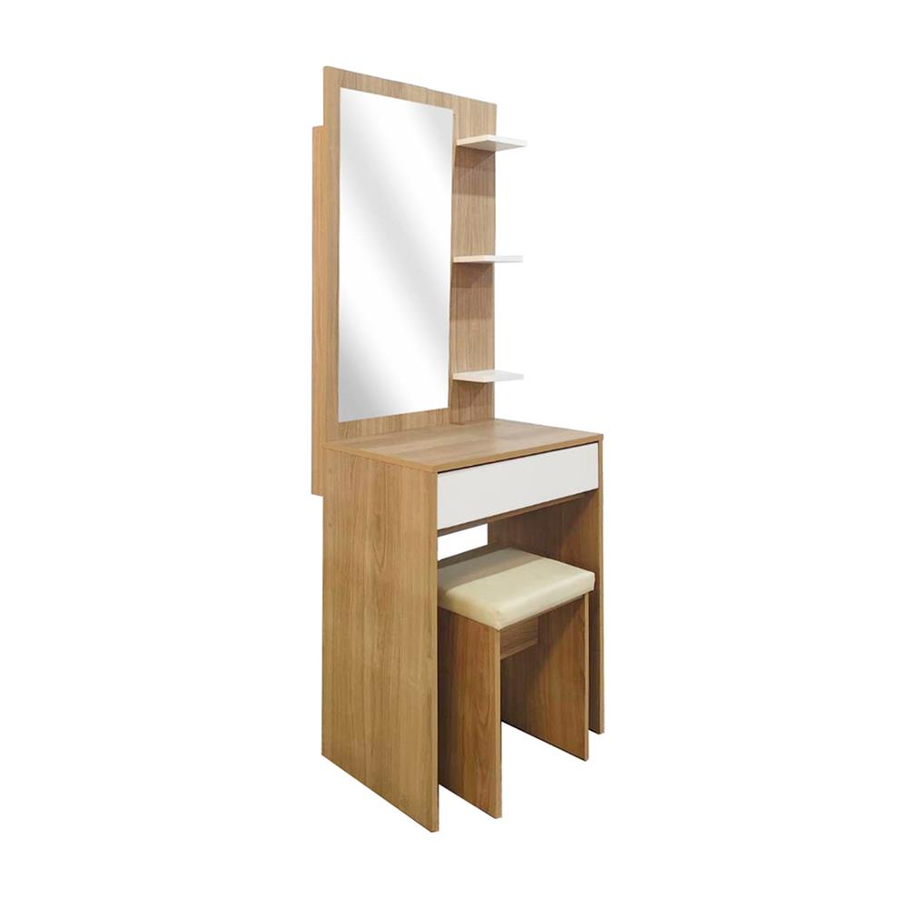 ชุดห้องนอน 5 ฟุต + ตู้เสื้อผ้า 120 ซม. FURDINI KEPT สี NT OAK/ขาว