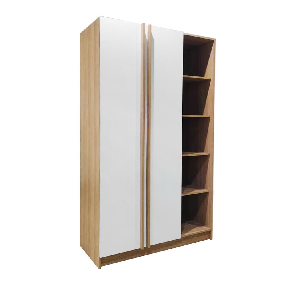 ตู้เสื้อผ้า FURDINI KEPT 120 ซม. สี NT OAK/ขาว