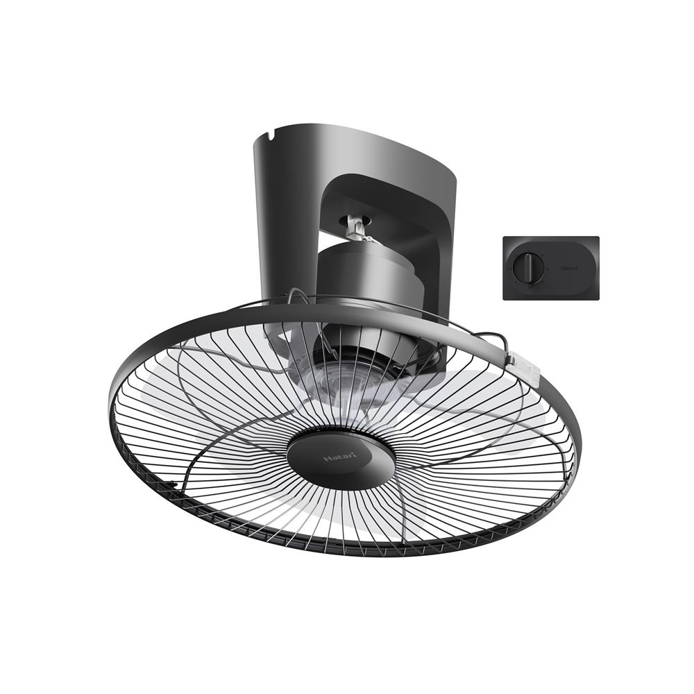 พัดลมติดเพดาน 16 นิ้ว HATARI C16M1(N) สีดำ
