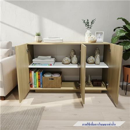 ตู้ 3 บานเปิด TOMATO HOME DESIRE 119 ซม. สีโอ๊ค_5