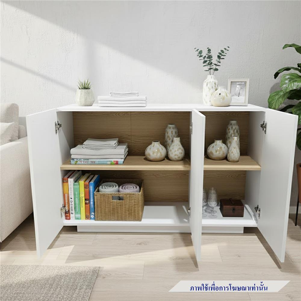 ตู้ 3 บานเปิด TOMATO HOME DESIRE 119 ซม. สีขาว