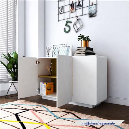 ตู้ 3 บานเปิด TOMATO HOME DESIRE 119 ซม. สีขาว_5