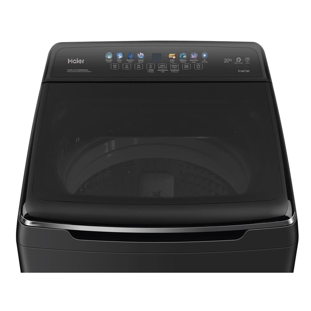 เครื่องซักผ้าฝาบน HAIER HWM200-B2158B 20 กก. อินเวอร์เตอร์ สีดำ
