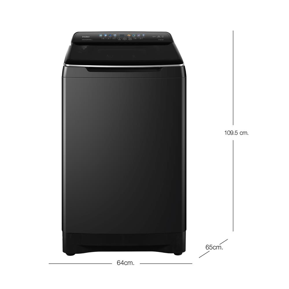 เครื่องซักผ้าฝาบน HAIER HWM200-B2158B 20 กก. อินเวอร์เตอร์ สีดำ