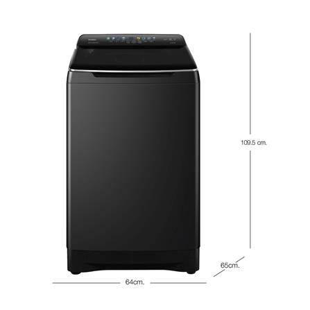 เครื่องซักผ้าฝาบน HAIER HWM200-B2158B 20 กก. อินเวอร์เตอร์ สีดำ_9