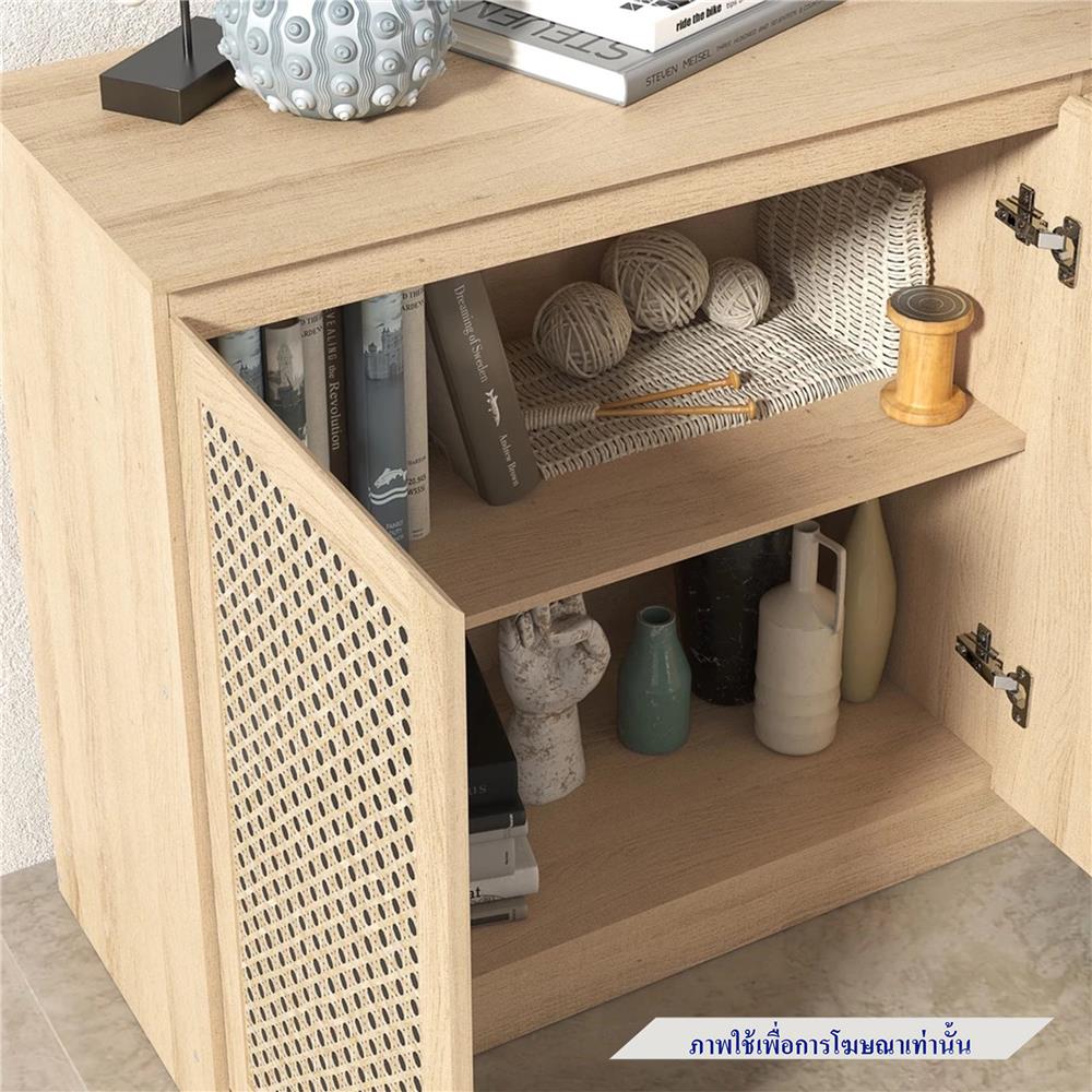 ตู้บานผสม TOMATO HOME VICTORIA 119 ซม. สีโอ๊ค