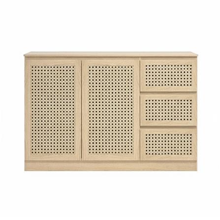 ตู้บานผสม TOMATO HOME VICTORIA 119 ซม. สีโอ๊ค_1