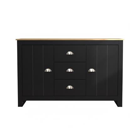 ตู้บานผสม TOMATO HOME LEXINGTON 119 ซม. สีดำ_1