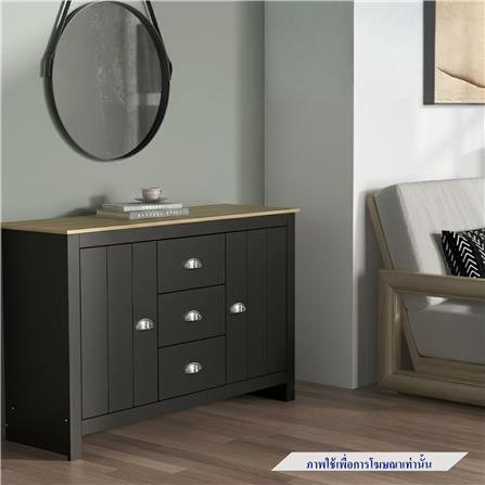 ตู้บานผสม TOMATO HOME LEXINGTON 119 ซม. สีดำ_3