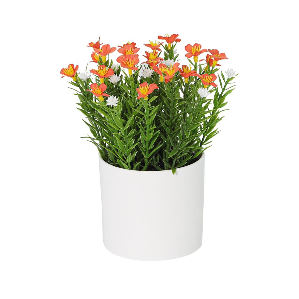 ดอกไม้ประดิษฐ์ SPRING 20 ซม. สีส้ม