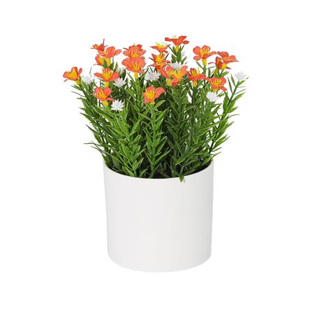 ดอกไม้ประดิษฐ์ SPRING 20 ซม. สีส้ม_0