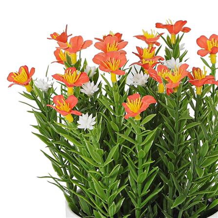 ดอกไม้ประดิษฐ์ SPRING 20 ซม. สีส้ม_1