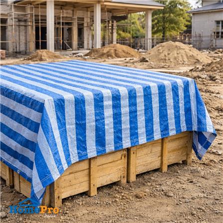 ผ้าใบเกรดหนา SPRING 3x4 ม. สีฟ้า/ขาว_2