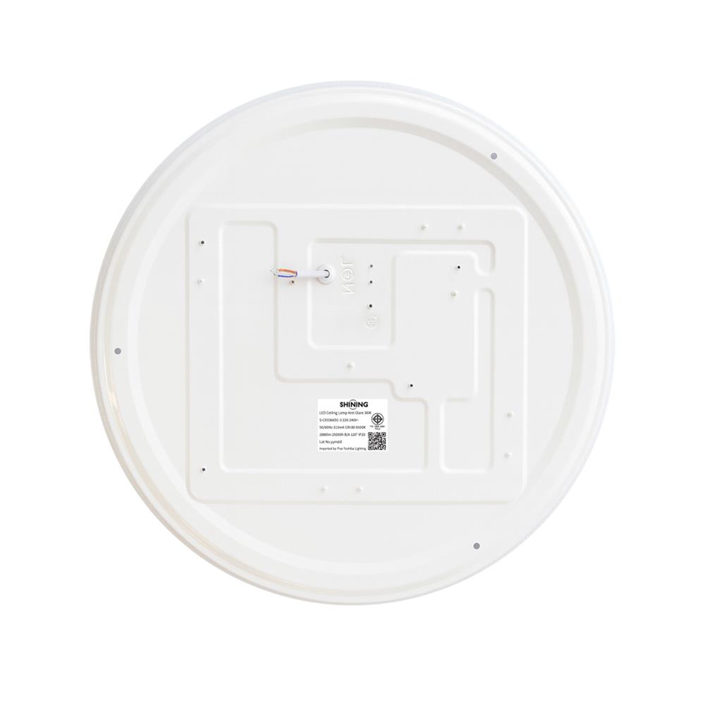 ไฟเพดาน SHINING LED ANTI GLARE 15 นิ้ว 36 วัตต์ DAYLIGHT