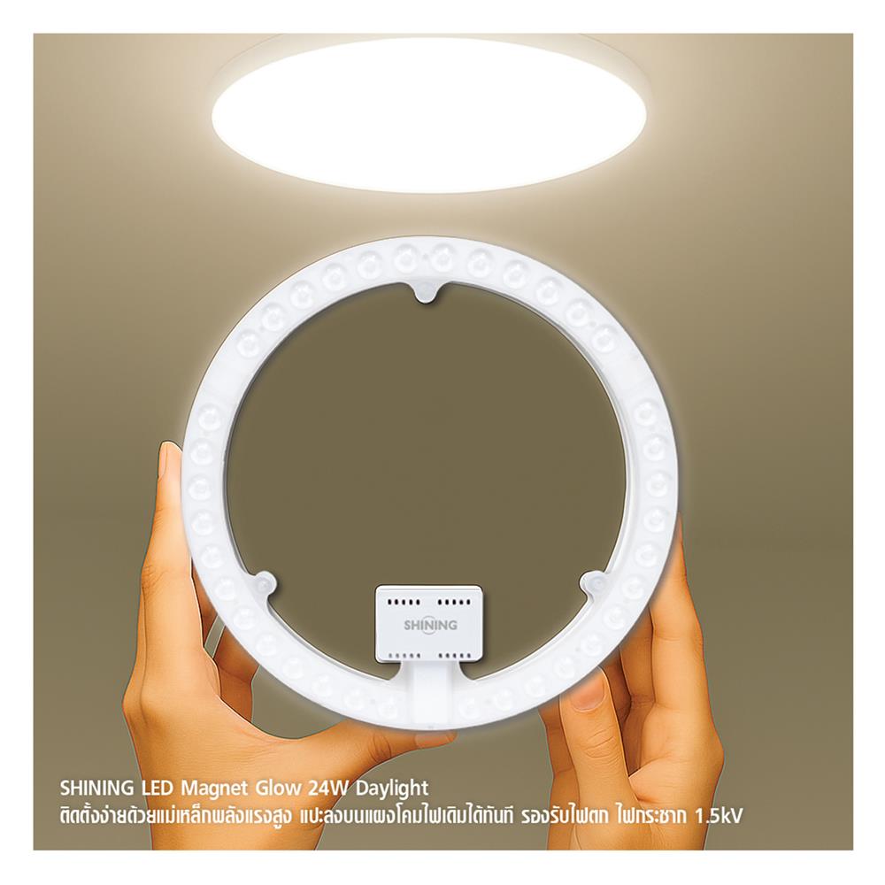 หลอด LED SHINING MAGNET CIRCULAR GLOW 24 วัตต์ DAYLIGHT