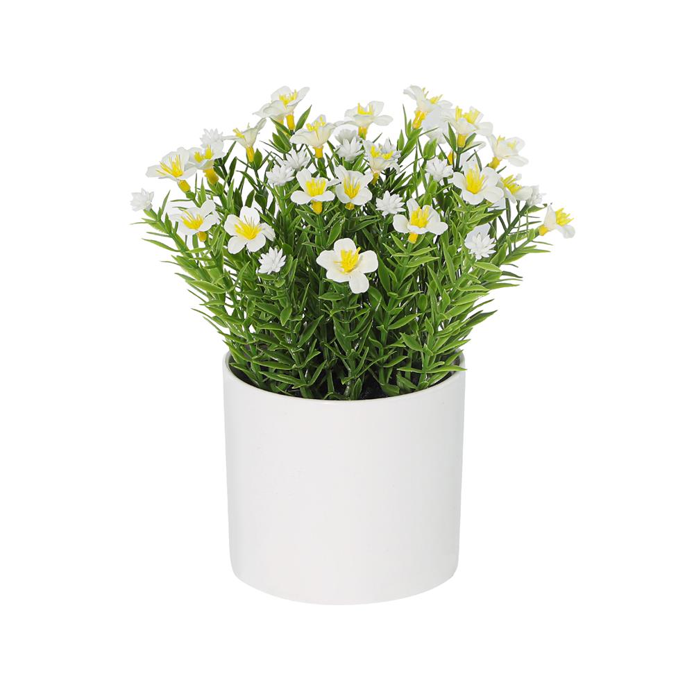 ดอกไม้ประดิษฐ์สีขาว SPRING 20 ซม.