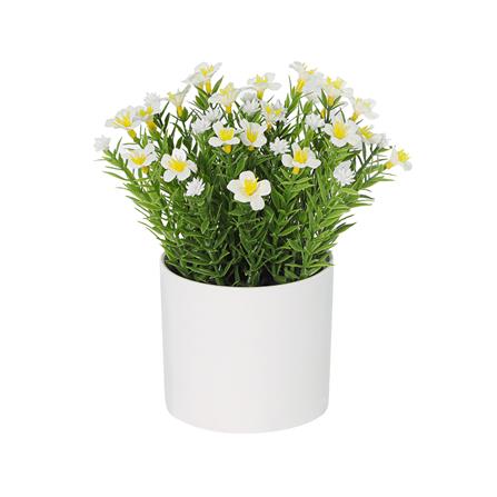 ดอกไม้ประดิษฐ์สีขาว SPRING 20 ซม._0