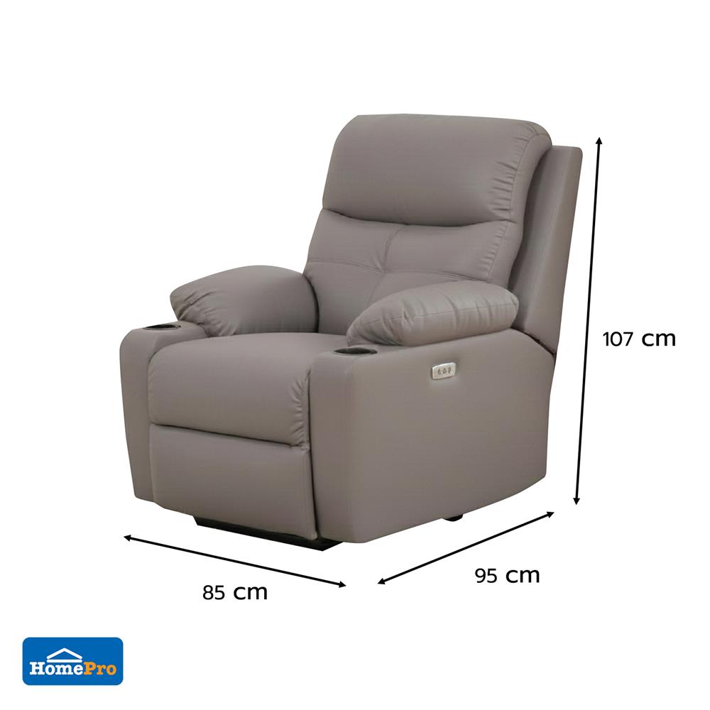 RECLINER FURDINI COMPLETE/P สีชาร์โคล