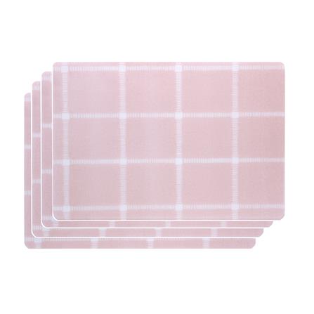 แผ่นรองจาน PVC SRITHAI PINK TABLE (แพ็ก 4 ชิ้น)_0