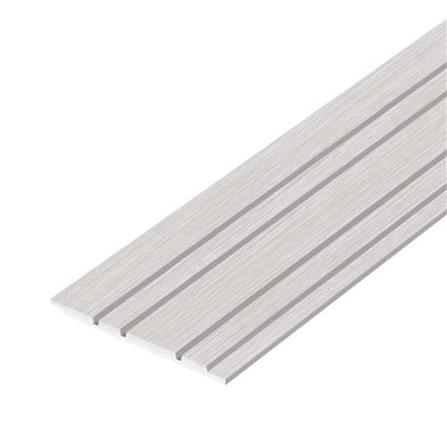 ไม้ผนังบังใบ ลายเสี้ยน DURAONE เมโล่ 01 23.6x300x1 ซม. สีซีเมนต์_0