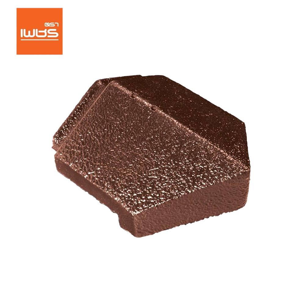 ครอบปิดปลายตะเข้ อดามัส ตราเพชร 30x24.5 ซม. สีน้ำตาลมะฮอกกานี