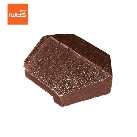 ครอบปิดปลายตะเข้ อดามัส ตราเพชร 30x24.5 ซม. สีน้ำตาลมะฮอกกานี_0