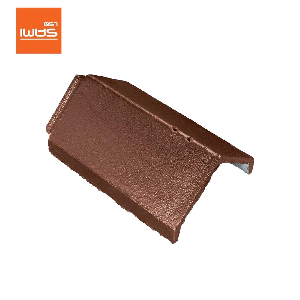 ครอบสันหลังคา อดามัส ตราเพชร 38.4x25 ซม. สีน้ำตาลมะฮอกกานี