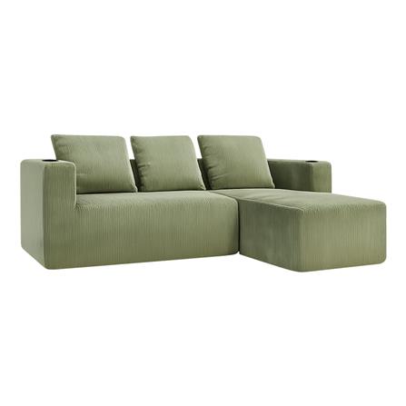 โซฟาเข้ามุมขวา 3 ที่นั่ง SERA HAVEN สีเขียว_0